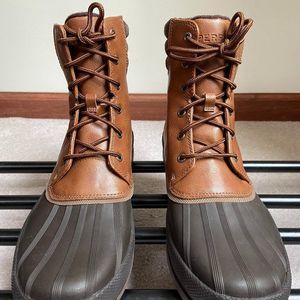 SPERRY Men Cold Bay Leather Duck Boots - NEW NWB